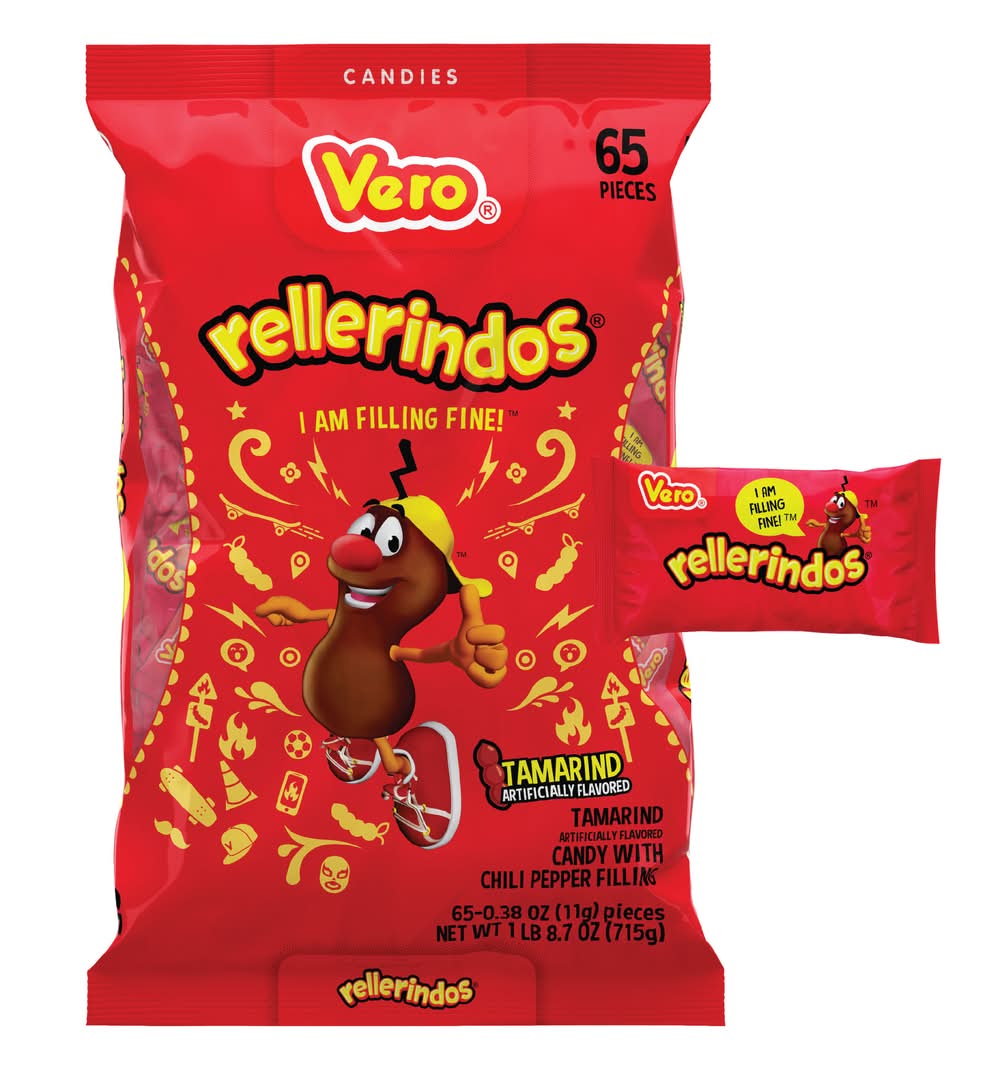 Vero Rellerindos Hard Candy, Tamarind (11 g, 65 ct)
