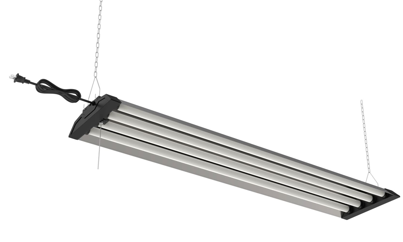 Utilitech 4-ft 9000 Lumens Gray Cool White LED Linear Garage Shop Light