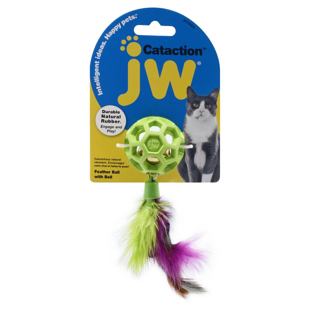 JW Feather Ball With Bell (0.8 oz)