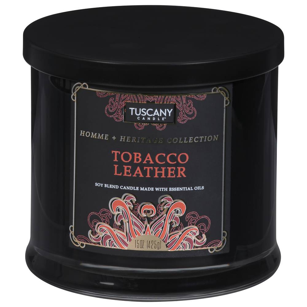 Tuscany Candle Homme + Heritage Collection Tobacco Leather