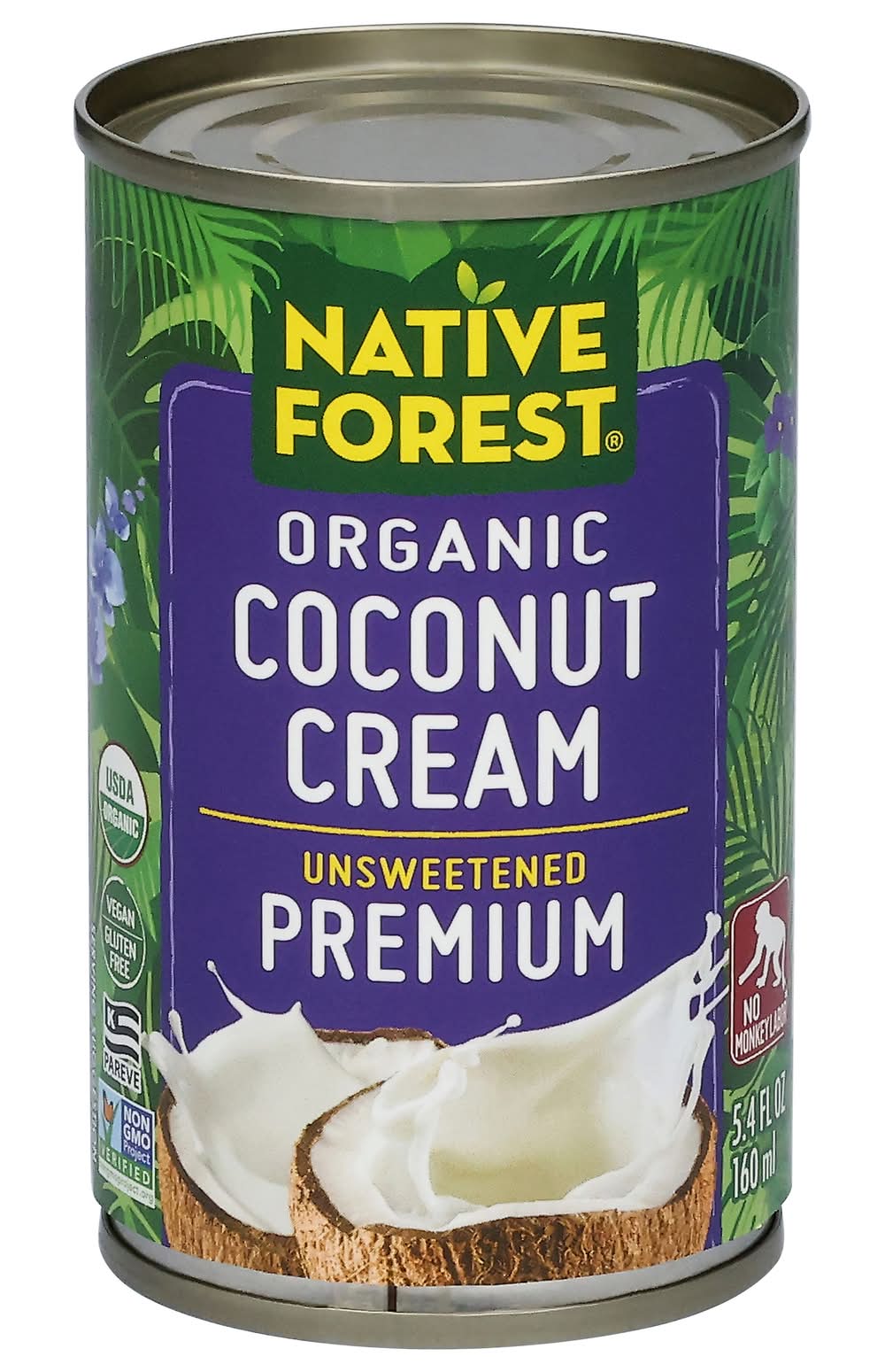 Native Forest Unsweetened Organic Coconut Cream (5.4 fl oz)