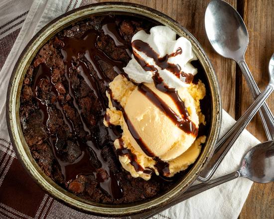 Deep Dish Brownie Sundae