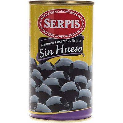 SERPIS Aceituna Negra S/Hueso 350grs R-320013