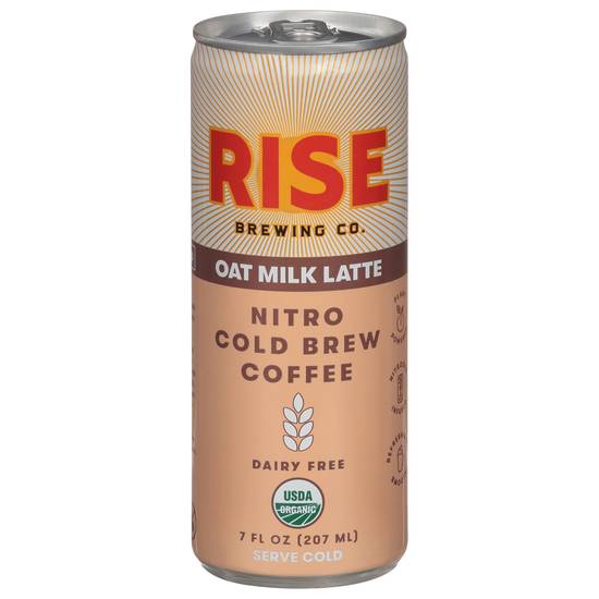 Rise Brewing Co. Nitro Cold Brew Oat Milk Latte Coffee (1 ct, 7 fl oz)