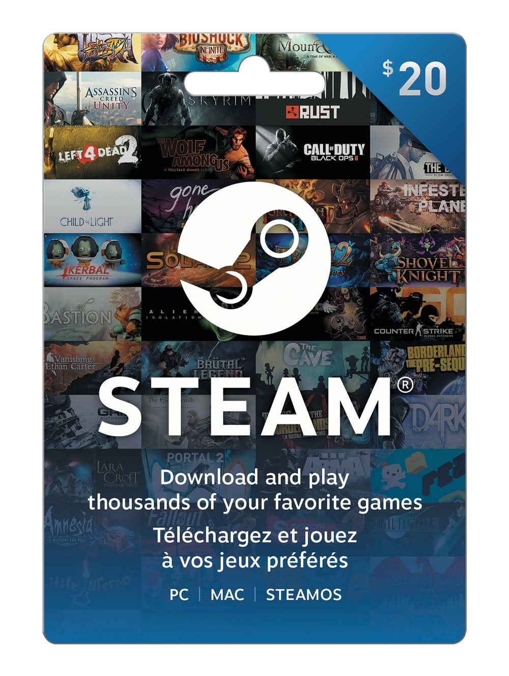 Valve Steam Fastcard