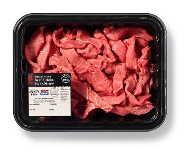Good & Gather Angus Beef Sirloin Steak Strips (14 oz)
