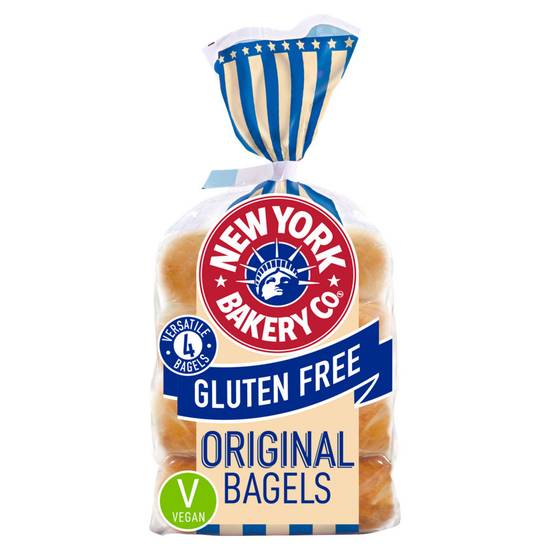 New York Bakery Co Gluten Free Original Bagels 4pk