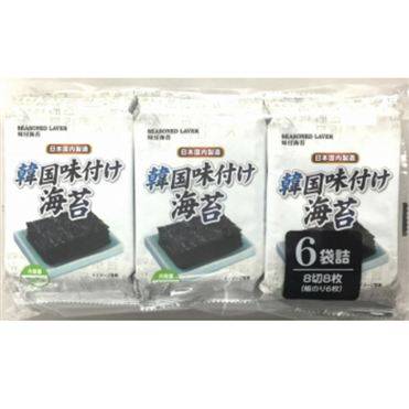 日新通商 韓国味付けのり6袋 6袋