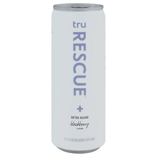 Tru Rescue + Detox Blend Blackberry Flavor Drink (12 fl oz)
