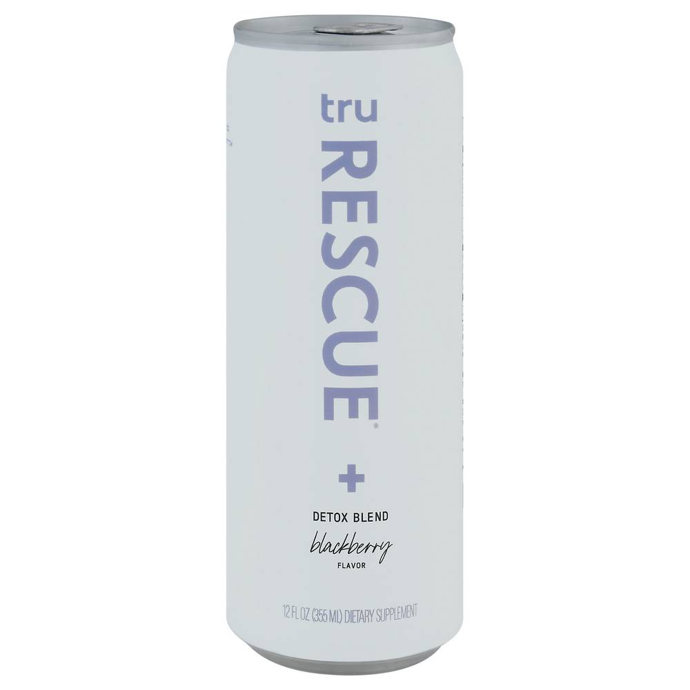 Tru Rescue + Detox Blend Blackberry Flavor Drink (12 fl oz)