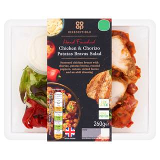 Co-op Irresistible Chicken & Chorizo Patatas Bravas Salad 260g