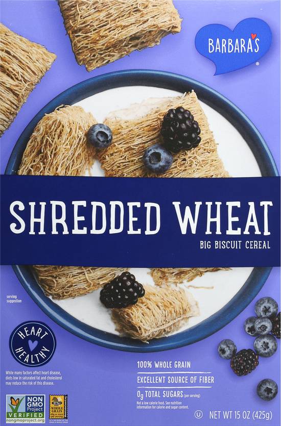 Barbara's Shredded Wheat Big Biscuit Cereal