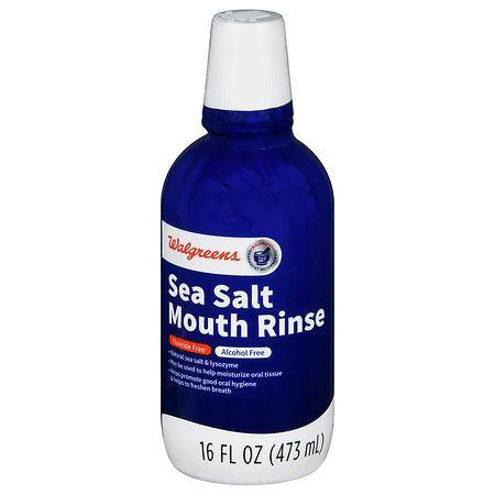 Walgreens Sea Salt Mouth Rinse Spearmint (16 fl oz)