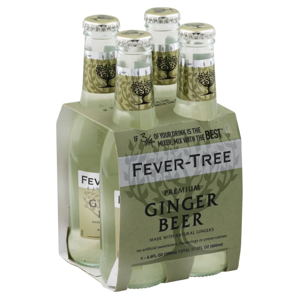 Fever Tree Ginger Beer 4pk +CRV