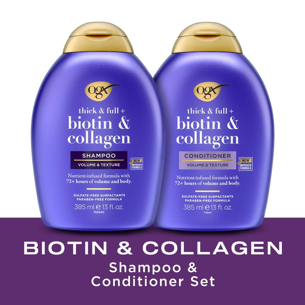 OGX Thick & Full Biotin & Collagen Shampoo (13 fl oz)