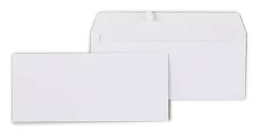 Staples EasyClose #10 Business Envelopes, 4 1/8 x 9 1/2, White, 500/Box (50306)