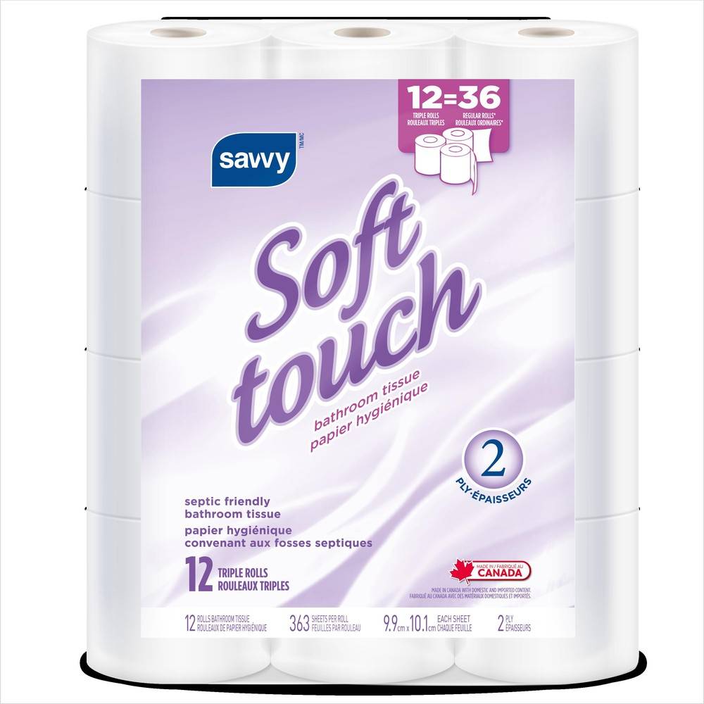 Savvy Soft Touch Bathroom Tissue