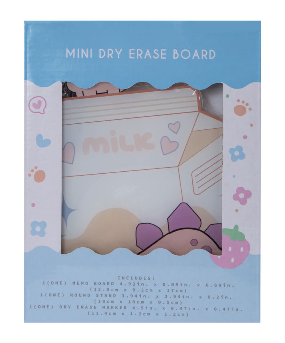 Mini Kawaii Dry Erase Board 4.92in x 6.69in Dino