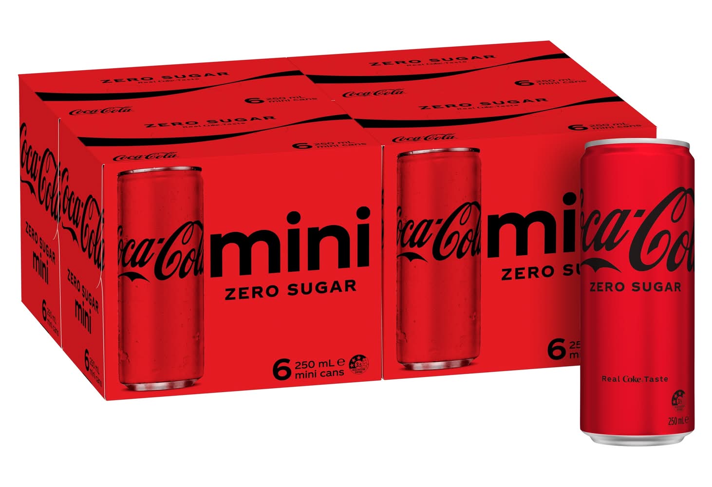 Select Cola Coca-Cola Zero Sugar Mini Soda Delivery Near Me | Order Online | Uber Eats