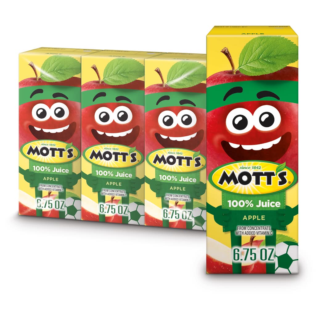 Mott's 100% Original Apple Juice (3 x 6.75 fl oz)