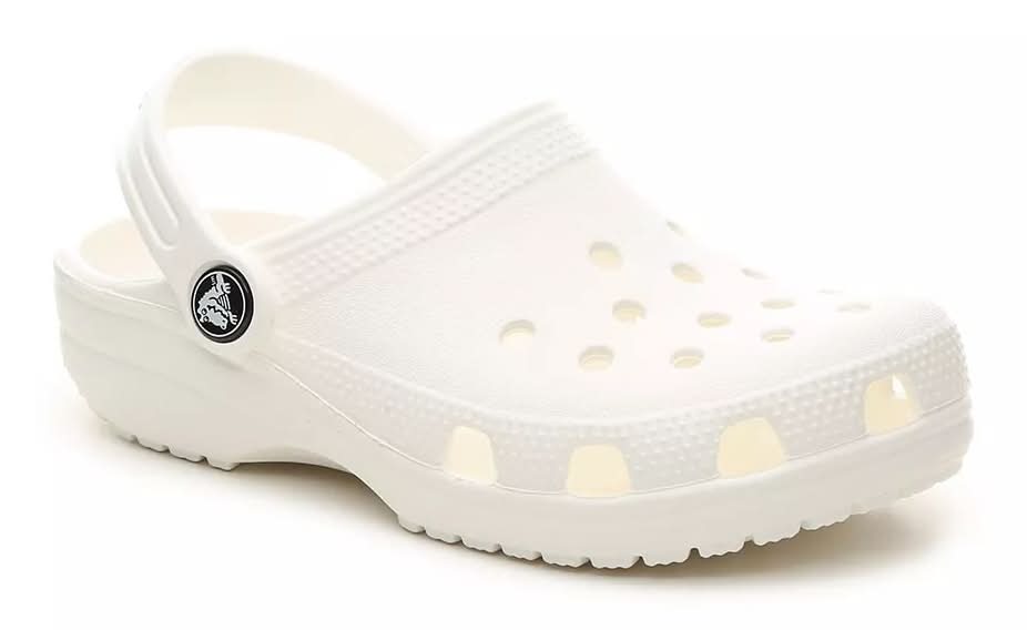 Crocs Classic Clog - Kids' (White Medium - 2 Youth)