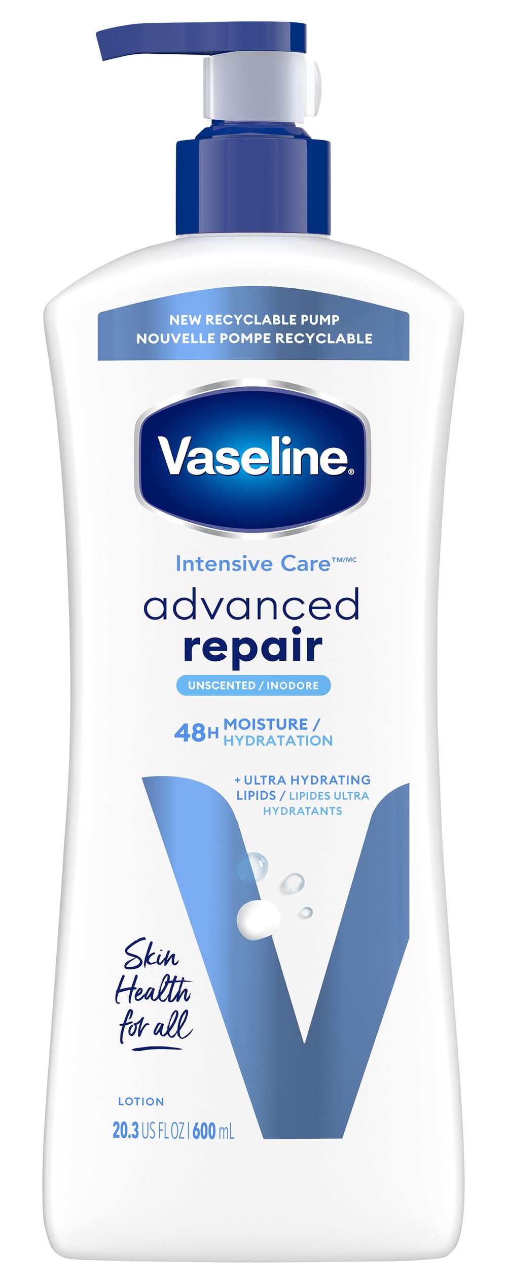 Vaseline Intensive Care Advanced Repair Unscented Body Lotion (20.3 fl oz)