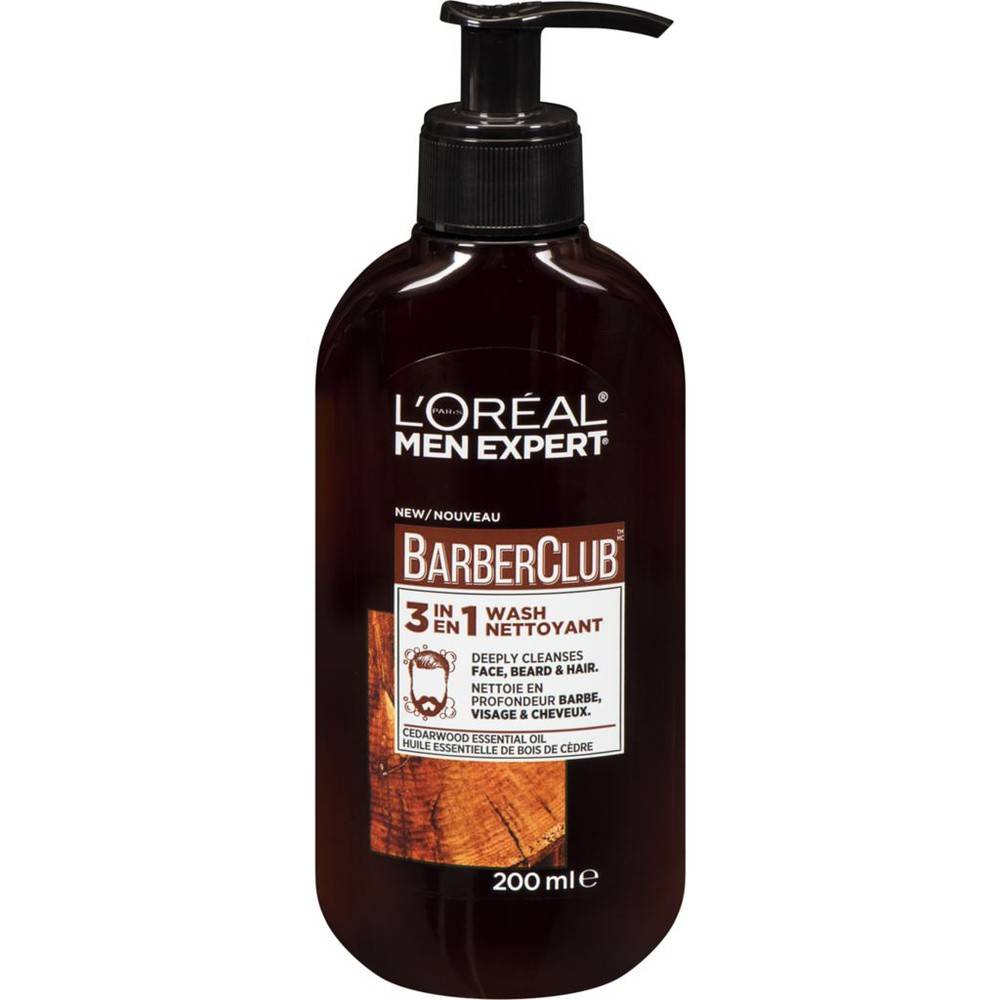 L'oréal Men Expert Barber Club 3-in-1 Wash (200 ml)