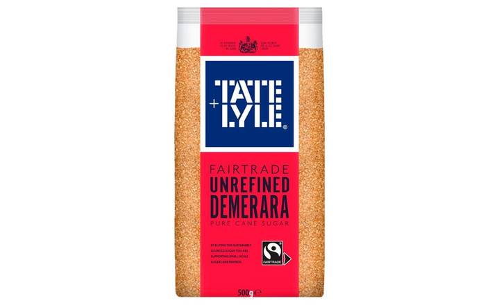 Tate & Lyle Fairtrade Unrefined Demerara Pure Cane Sugar 500g (380703)