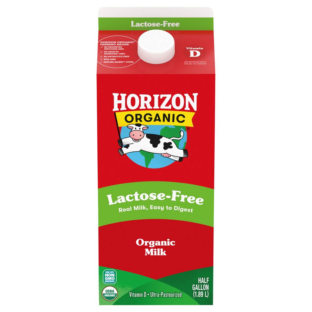Horizon Organic Whole Lactose Free Milk (0.5 gl)