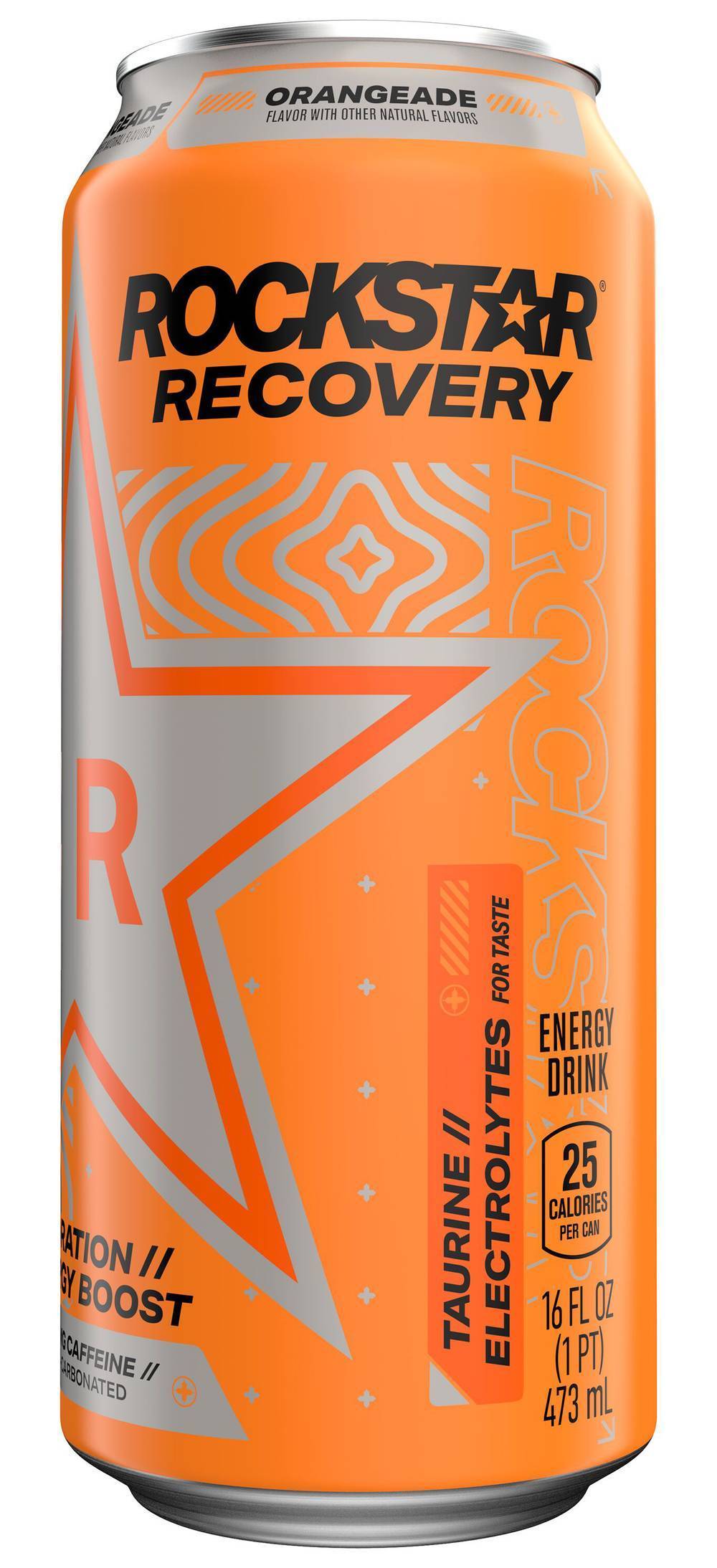 Rockstar Recovery Energy Drink, Orangeade (16 fl oz)