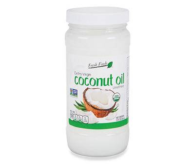 Fresh Finds Extra Virgin Unrefined Coconut Oil (15 fl oz)