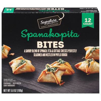 Signature Select Bites Greek Style Spanakopita - 5.6 Oz