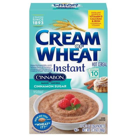 Cream Of Wheat Cinnabon Instant Hot Cereal (10 ct)