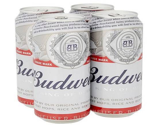 Budweiser Beer (4X440ML)