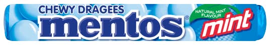 Mentos Mint Chewy Dragees (38g)