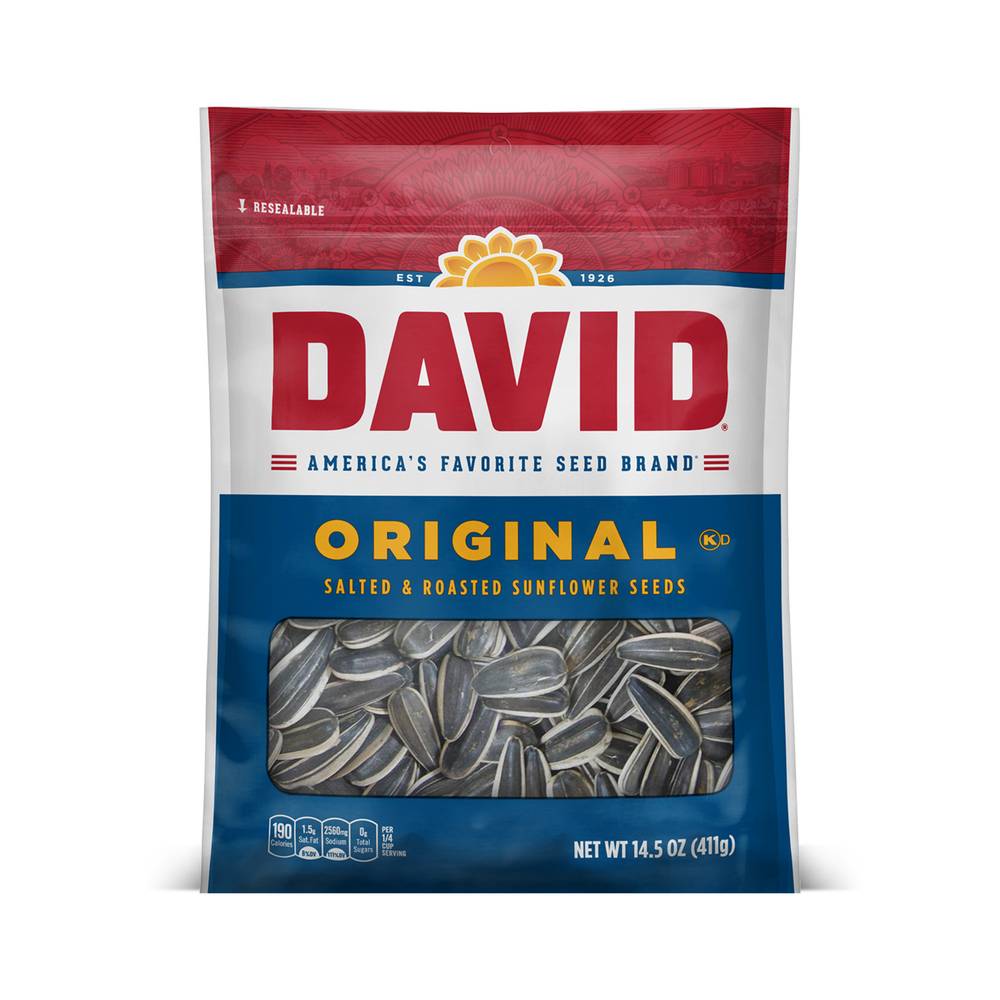 David Salted and Roasted Original Sunflower Seeds