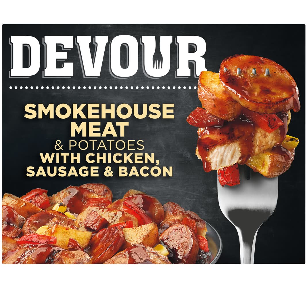 Devour Smokehouse Meat & Potatoes With Chicken Sausage Bacon (9.8 oz)