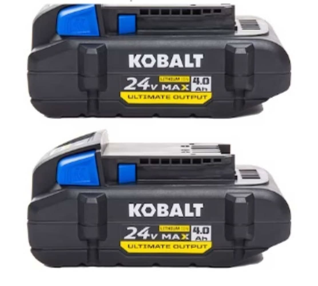 Kobalt 24 -Volt 2 -Pack Lithium-ion ( 4.0 Ah 4.0 Ah Battery )