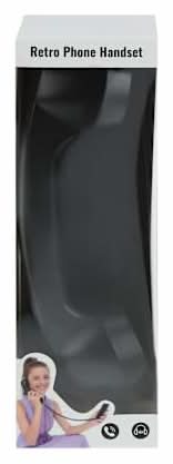 Retro Phone Handset Black