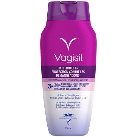 Vagisil Feminine Wash For Intimate Area Hygiene and Itchy Dry Skin Itch Protect (360 g)