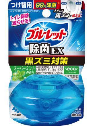 ブルーレットおくだけ除菌ＥＸ　つけ替用　Ｓミント　６７ｍＬ:4987072092651