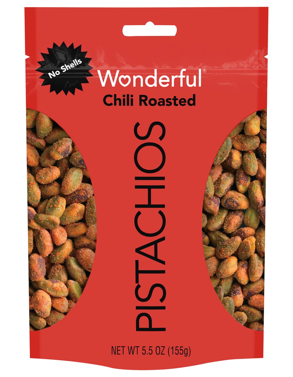 Wonderful No Shells Pistachios, Chili Roasted (5.5 oz)