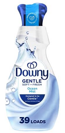 Downy Gentle Soft + Fresh Fabric Softener, Ocean Mist (26 fl oz)