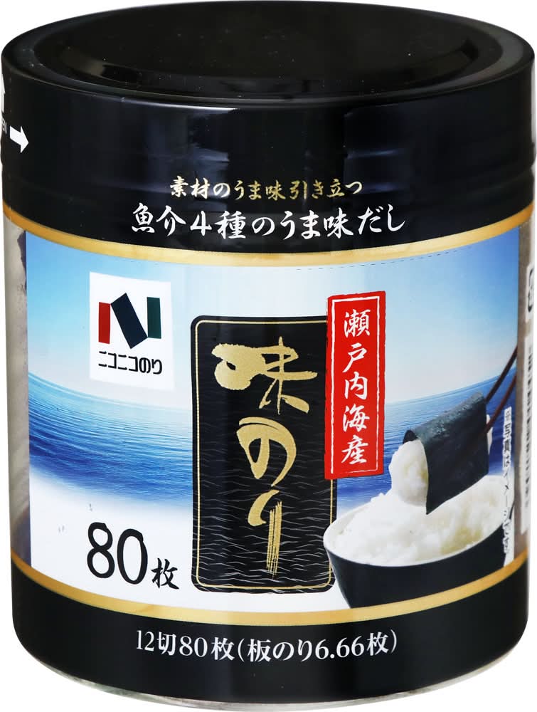 ニコニコのり 瀬戸内海産原料使用 味付のり卓上 Delivery Near Me