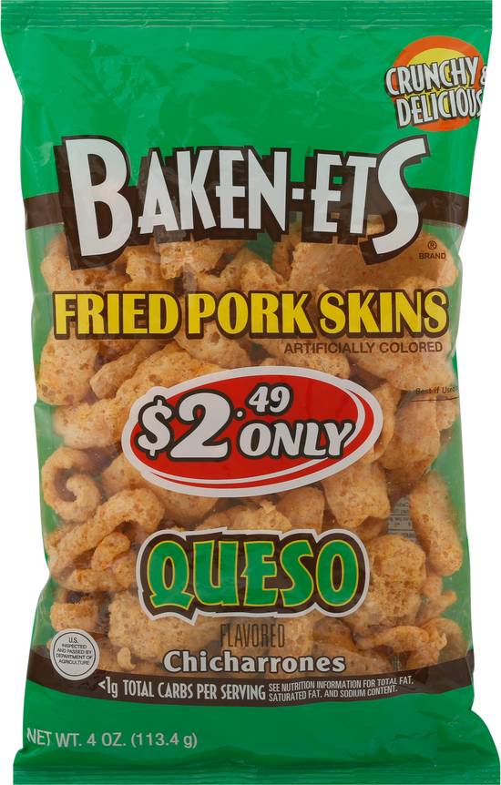 Baken-Ets Chicharrones Fried Pork Skins ( queso)