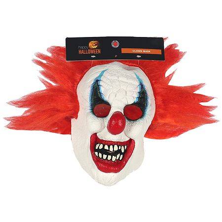 Festive Voice Happy Halloween Clown Mask - 1.0 ea