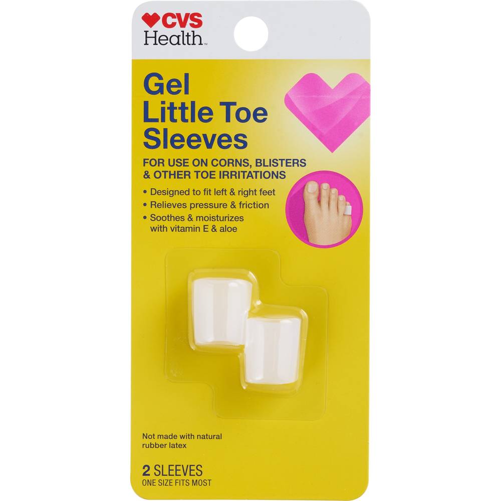 Cvs Health Gel Little Toe Sleeves, 2 Ct