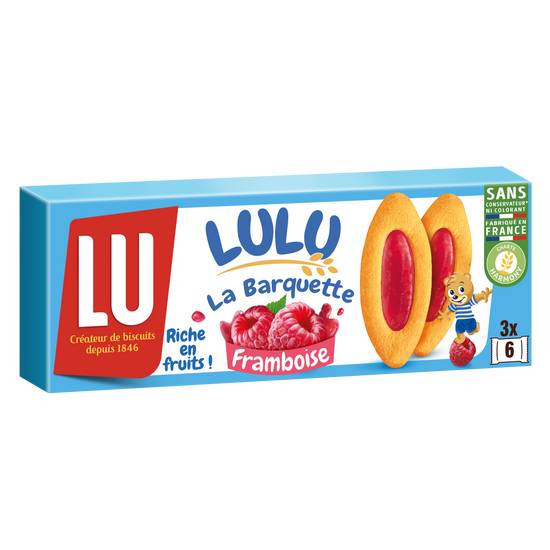 Lu - Lulu biscuits à la framboise (18 pièces)