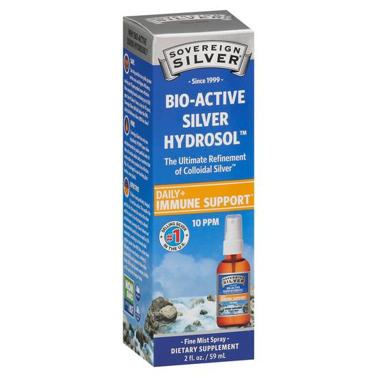 Sovereign Silver Fine Mist Spray 10 Ppm Bio-Active Silver Hydrosol