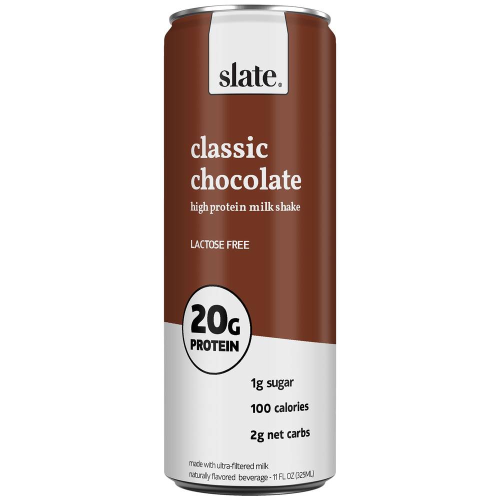 Slate High Protein Milk Shake - Chocolate (1 Drink)